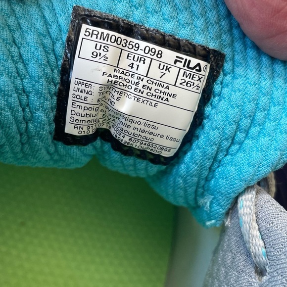 Fila Running Sneaker Women’s Shoe Inspell 6 Gray/Blue/White Size 9.5 - Picture 8 of 10